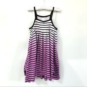 Double Hearts Stripe Ombre Twirl Sundress 3T